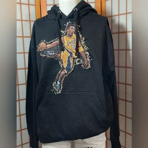 Mens custom hoodie hand made Kobe Bryant